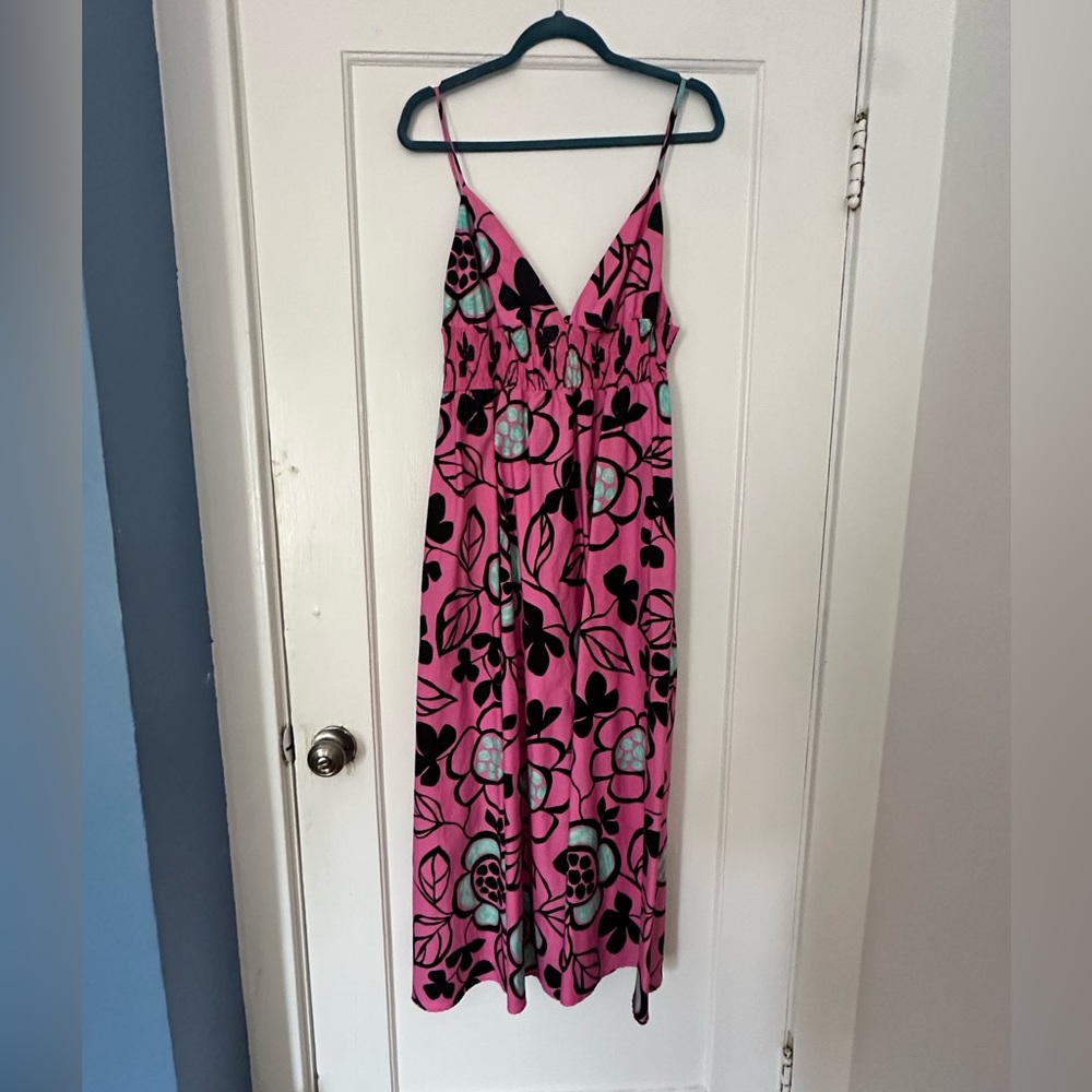 Zara pink flower dress with pockets